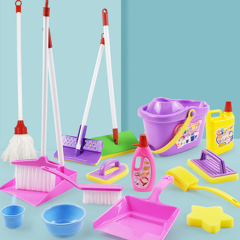 Kids Outdoor Broom - Детская игрушка для чистки с имитацией