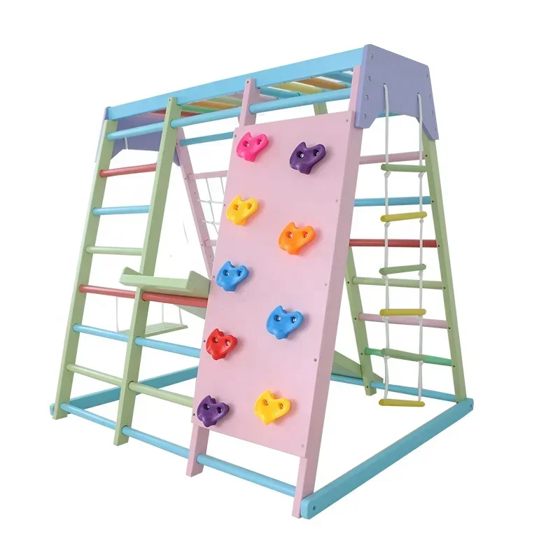 Kids Outdoor Climbing Frame - Детский деревянный игровой комплекс для дома