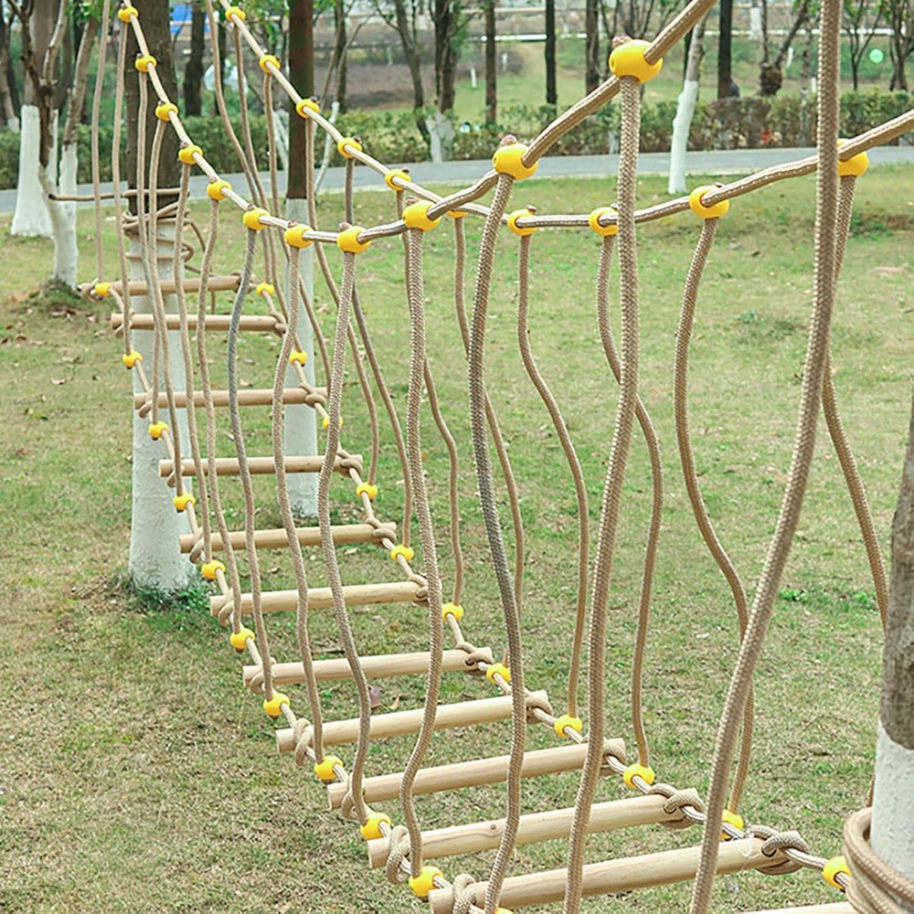Деревянный подвесной мост-каче – обзор и цена Kids Outdoor Climbing Frame