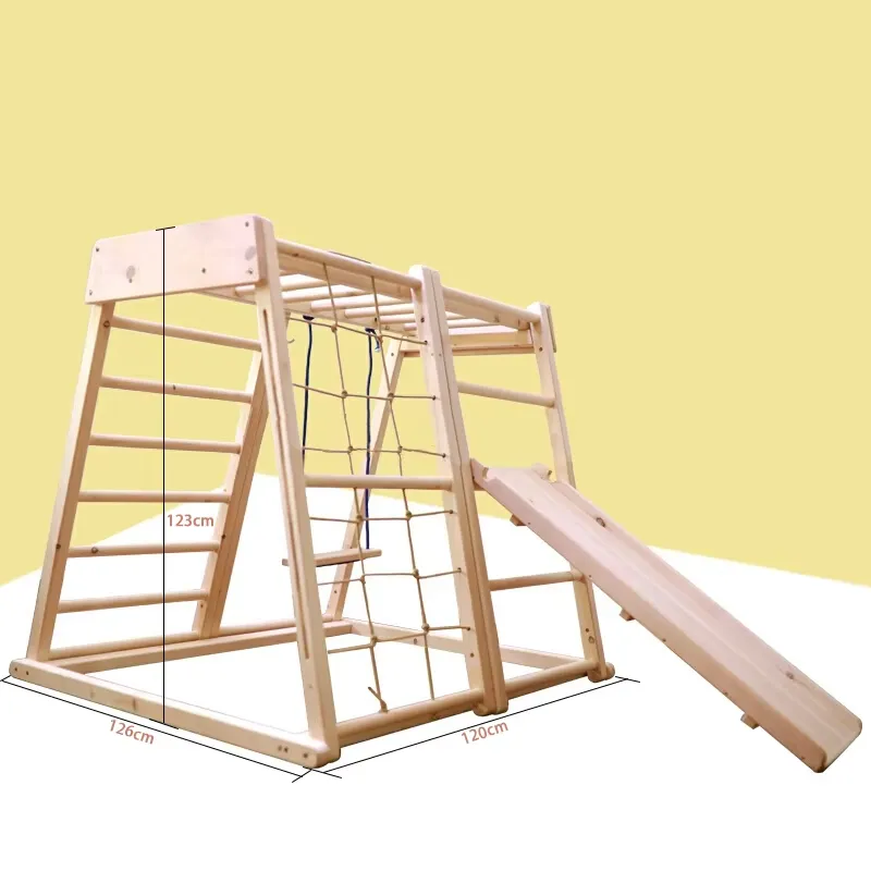 Детский деревянный игровой ком – обзор и цена Kids Outdoor Climbing Frame